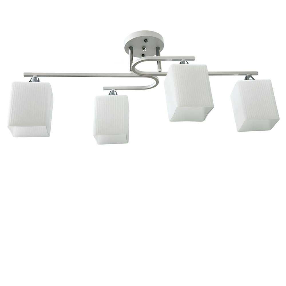 Люстра стельова Light House SR-20293/4 WT/CH L695хW260хH265 Білий/Хром