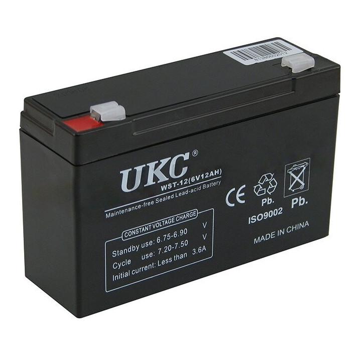 Акумулятор UKС WST-12 6V 12A