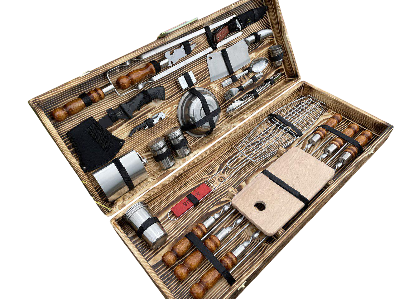 Набір шампурів Шашличний-2 у кейсі (11214302)