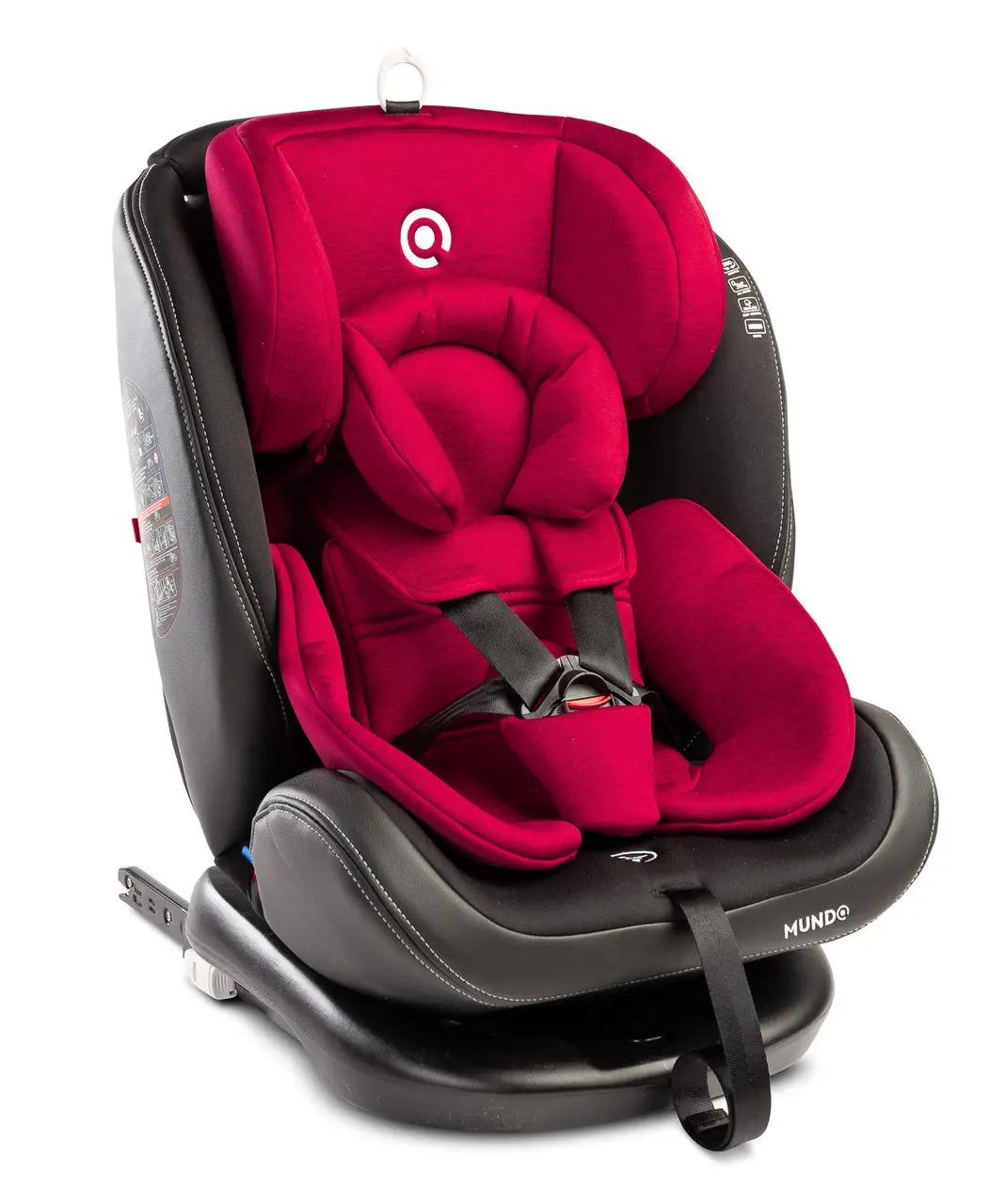 Автокресло детское Caretero Mundo Isofix 81х44х44 см 0-36 кг Красный (129890) - фото 5