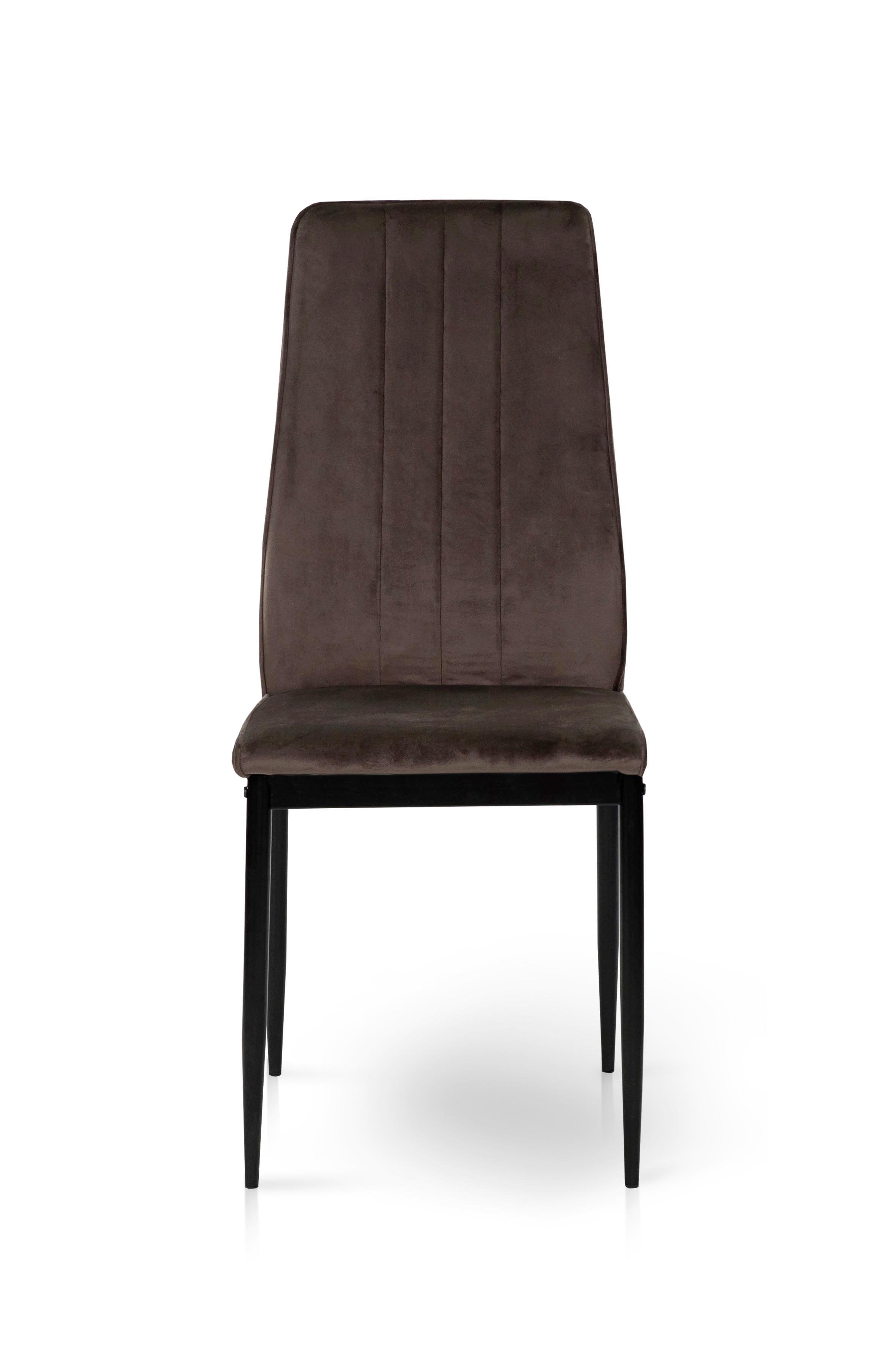 Стул для кухни и гостиной ГРЕЙС Рич 410х970х400 мм Черный/Брауни (GAА0056773) - фото 4 Стул для кухни и гостиной ГРЕЙС Рич 410х970х400 мм Черный/Брауни (GAА0056773) - фото 4