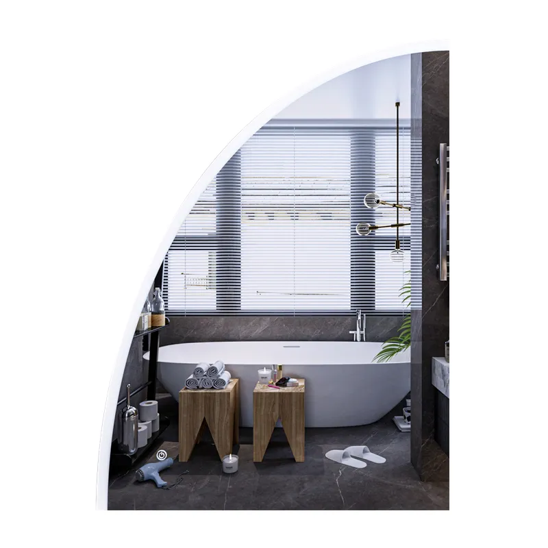 Дзеркало MIXXUS Premium TOPPER MS02-75x100 LED Touch/Anti-fog з димером 3-6,5kK (MP6634)