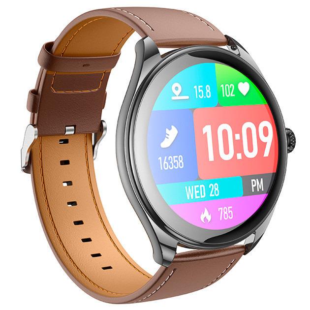Смарт-часы Hoco Y22 Amoled BT Call Track HeartRate IP67 Черный (21082726) Смарт-часы Hoco Y22 Amoled BT Call Track HeartRate IP67 Черный (21082726)