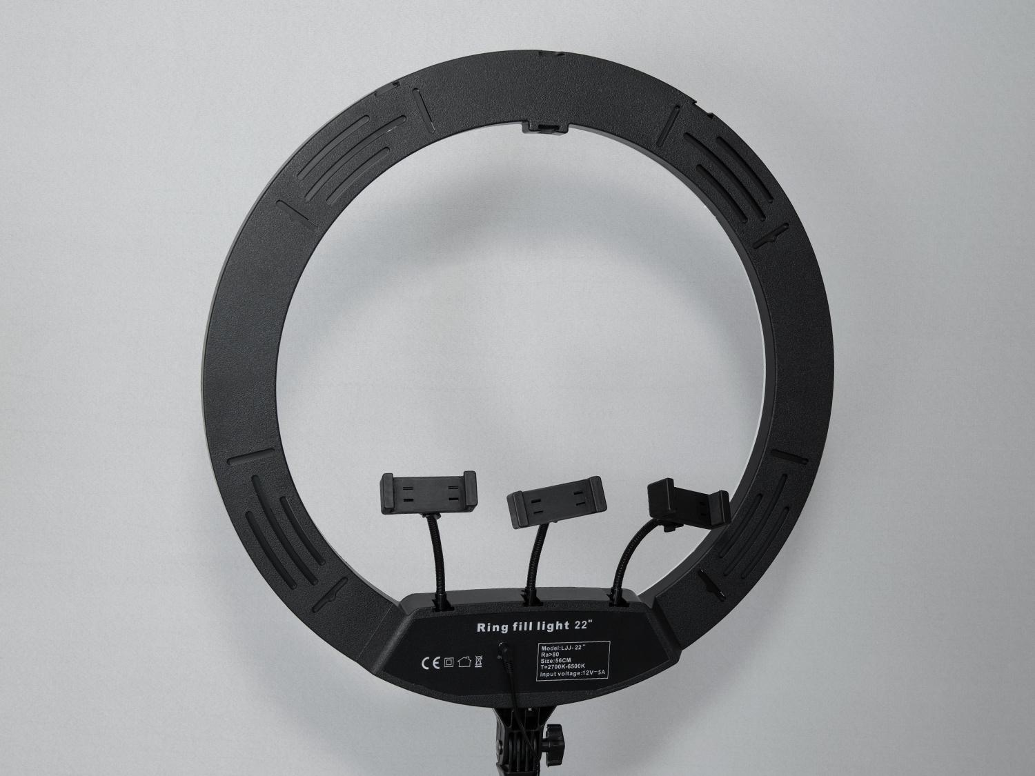 Кольцевая лампа с пультом d 56 см 55 Вт (SL-22) - фото 2