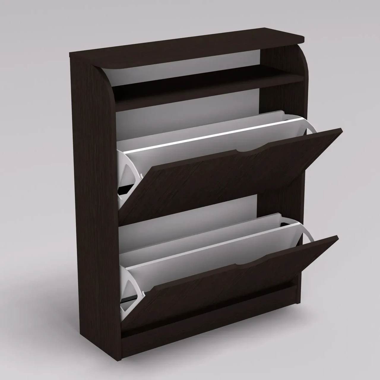 Тумба для обуви Kontinent No1 80х25х100 см Венге Магия (53383090) - фото 5 Тумба для обуви Kontinent No1 80х25х100 см Венге Магия (53383090) - фото 5