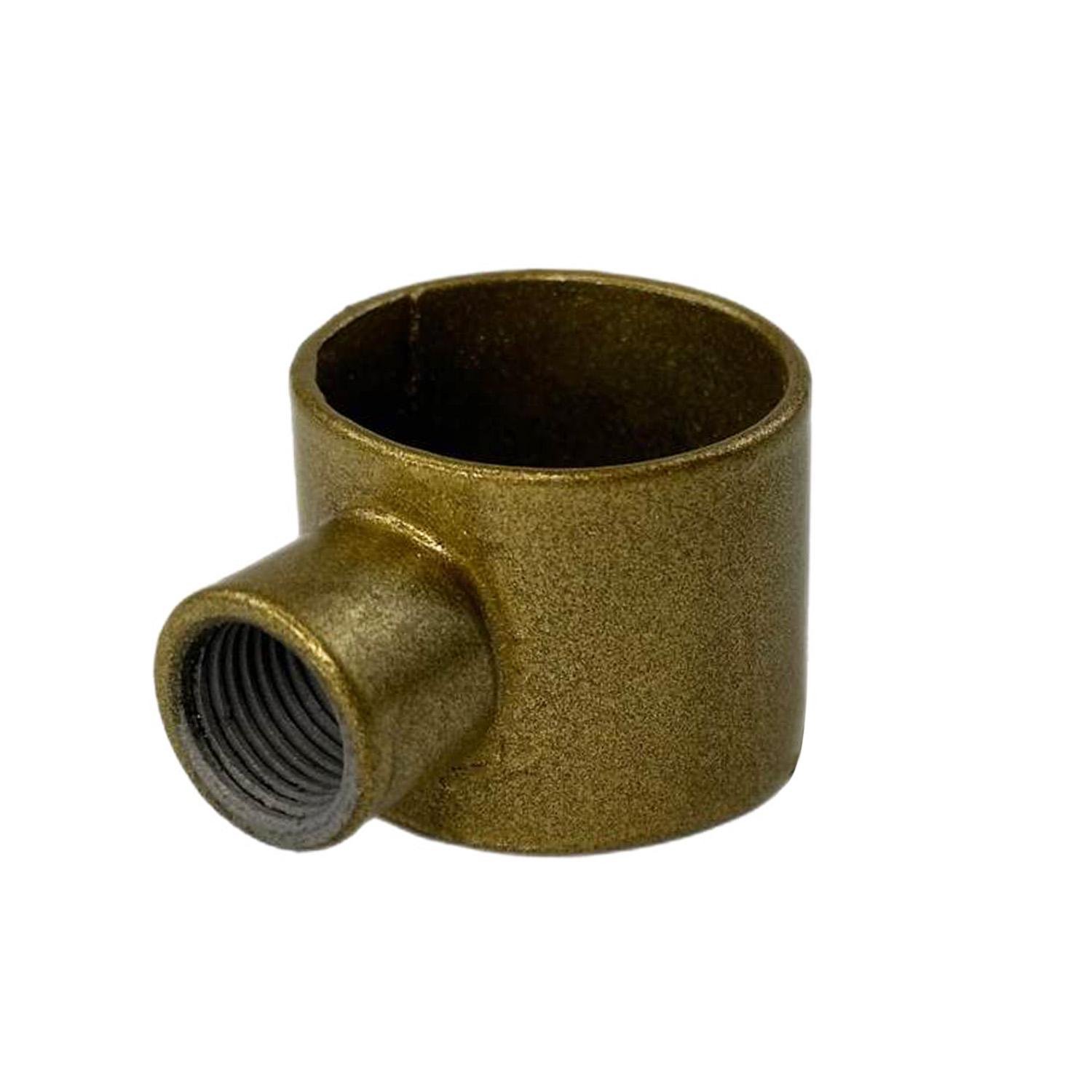 Тримач для гнучкого неону 22 мм металевий MK-2468 Золота бронза