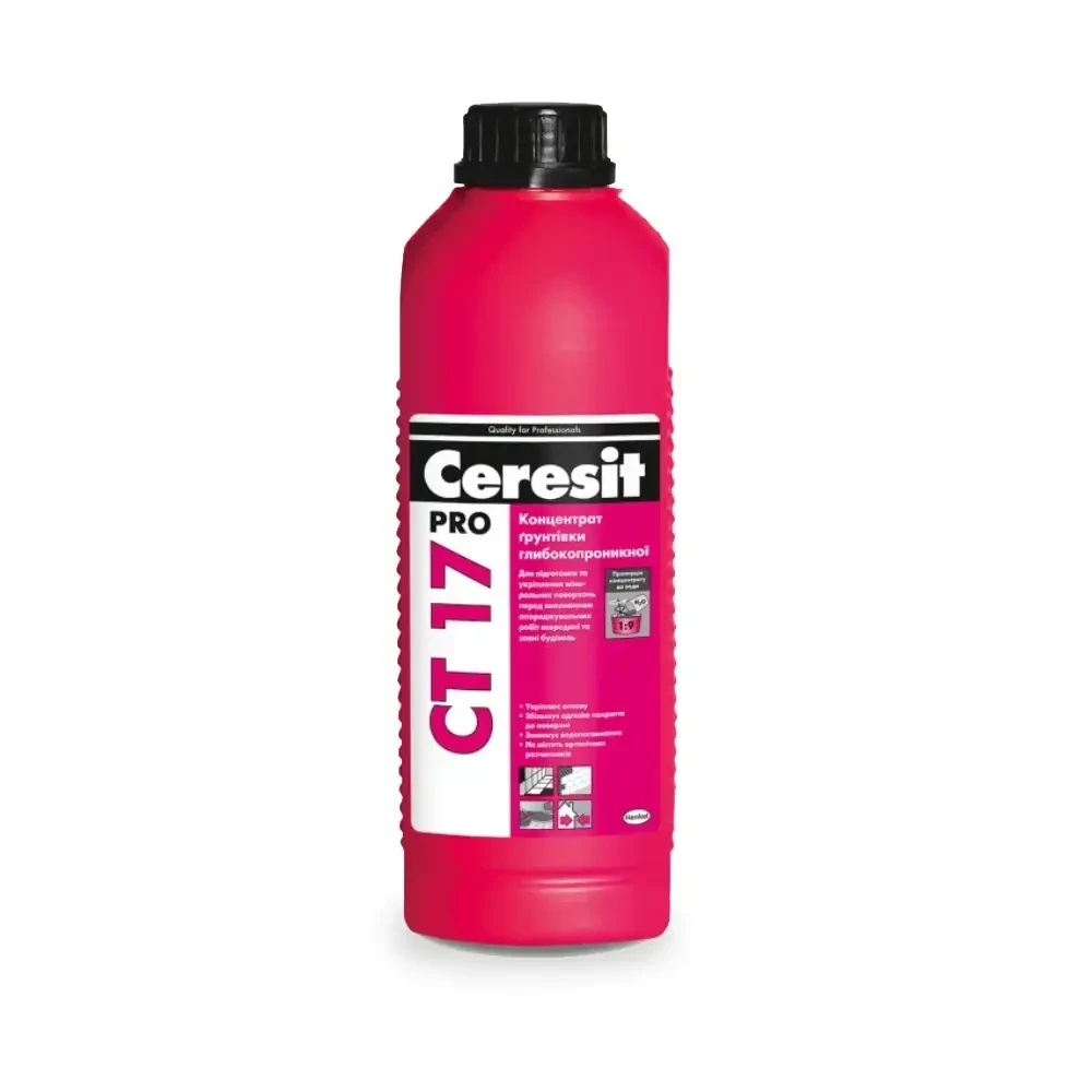 CT17 Pro 1л Ceresit Грунт Концентрат