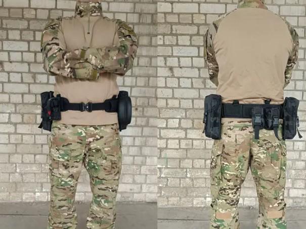 Розвантажувальний пояс РПС із кріпленням MOLLE Чорний - фото 5