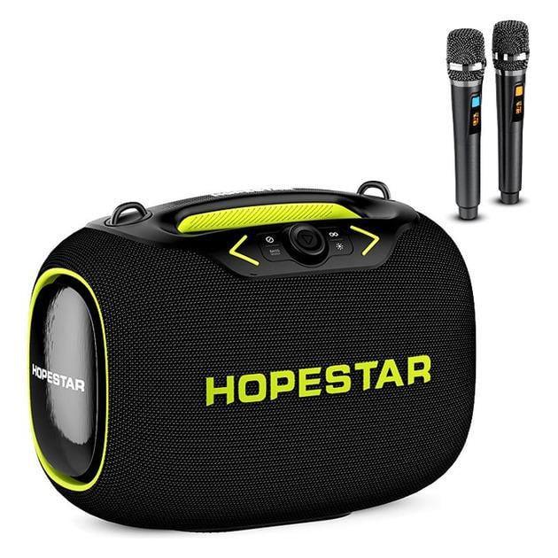 Колонка бездротова Bluetooth HOPESTAR PARTYBOX з двома мікрофонами