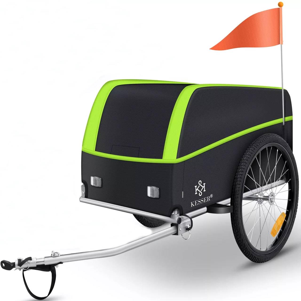 Прицеп велосипедный KESSER 120 л 77x62x60 см (4255598310581)