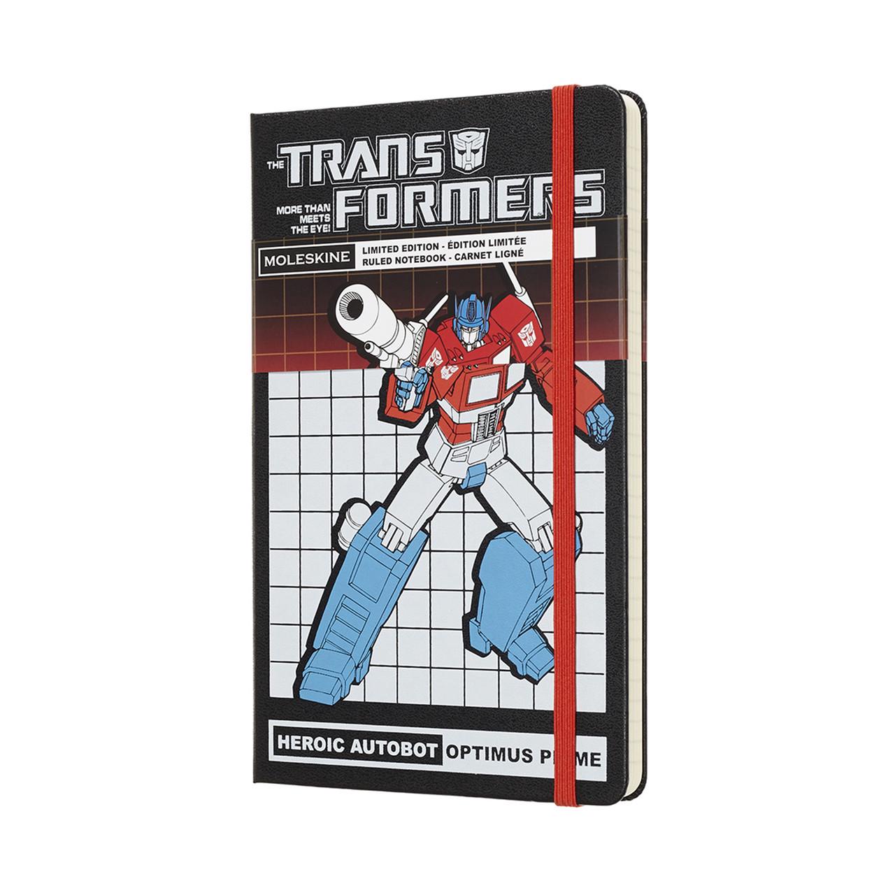 Блокнот Moleskine Limited Transformers средний 13х21 см 240 страниц в линейку Оптимус Прайм