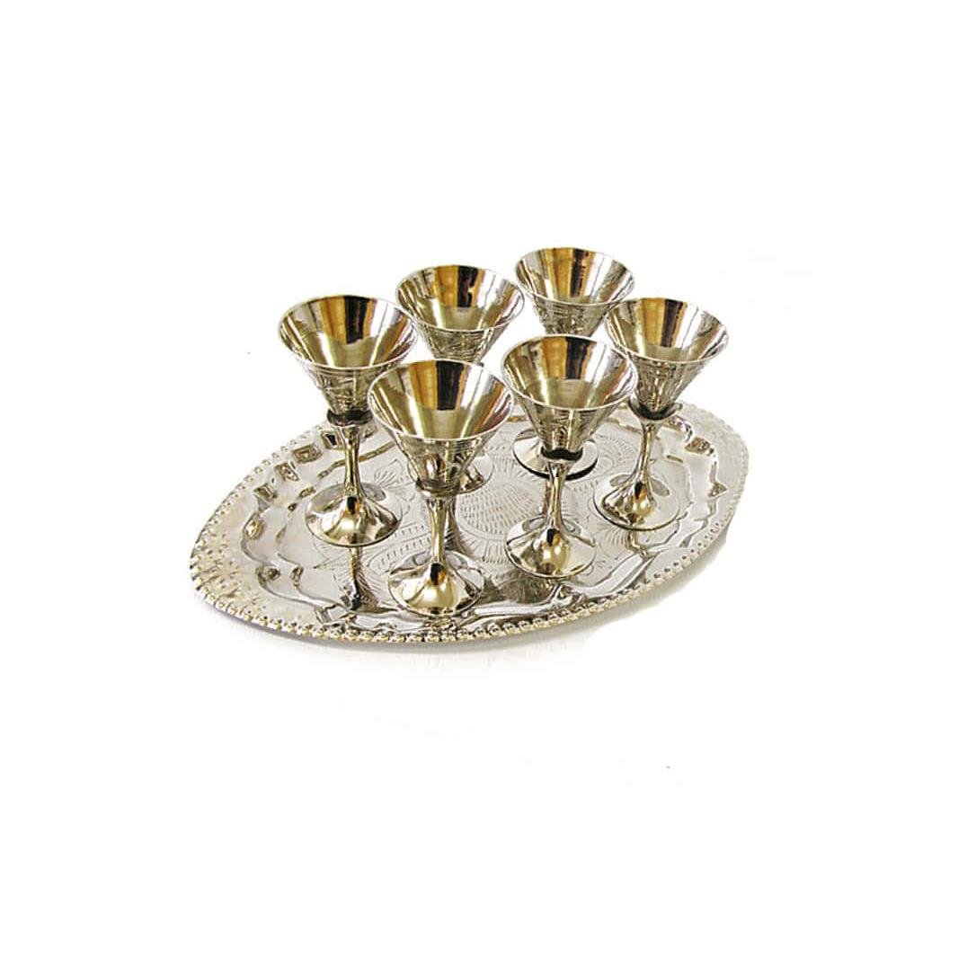 Набор рюмок бронзових 50 мл 6 шт. Хром (20480) Набор рюмок бронзових 50 мл 6 шт. Хром (20480)