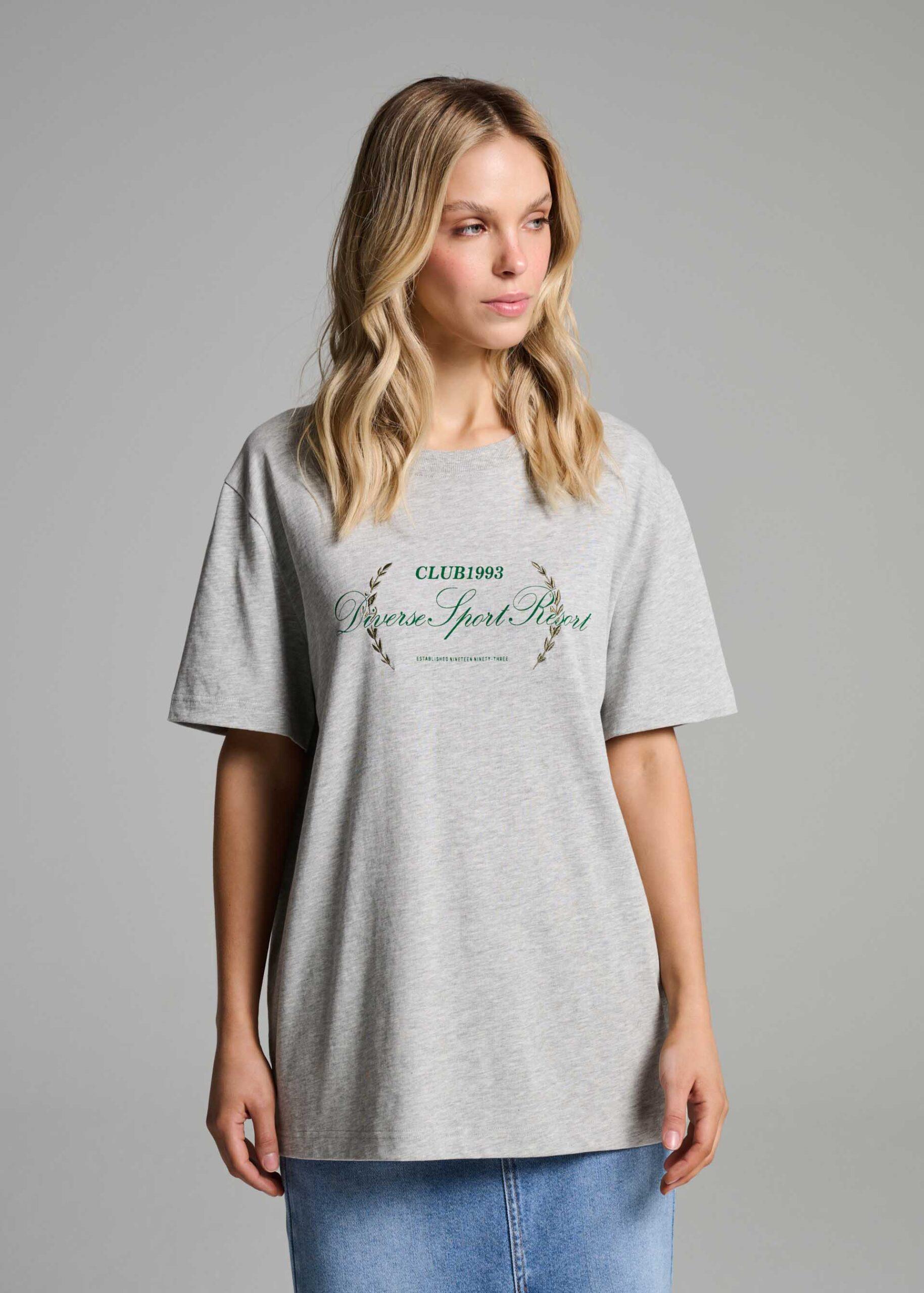 Футболка женская Diverse HAMMA S Серый меланж (5905384121080) Футболка женская Diverse HAMMA S Серый меланж (5905384121080)