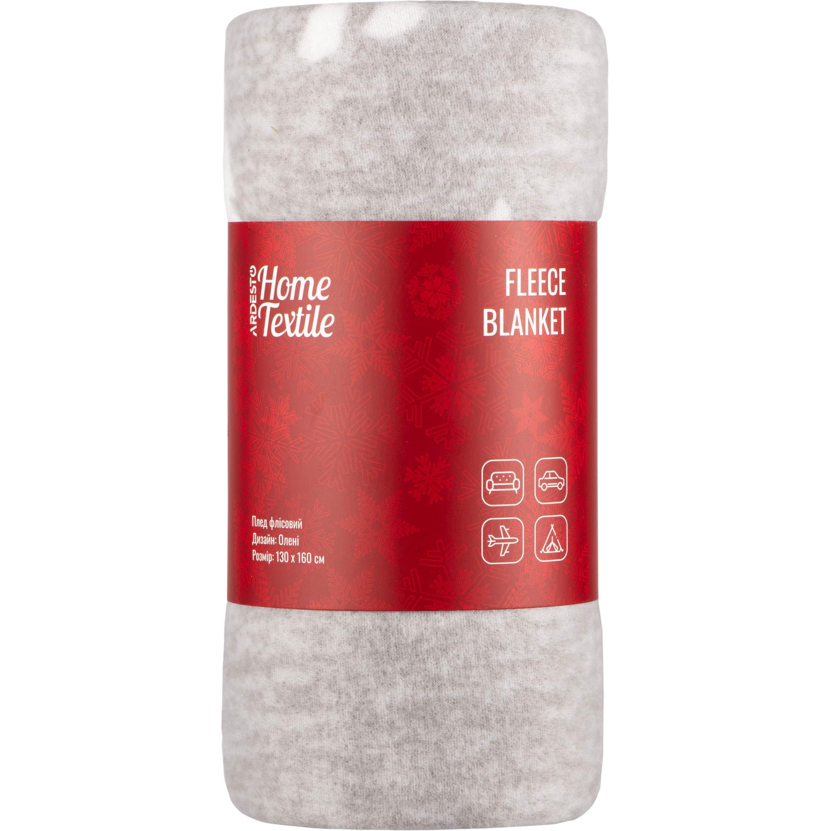 Плед Ardesto Fleece Олени 130x160 см (ART0716PB)