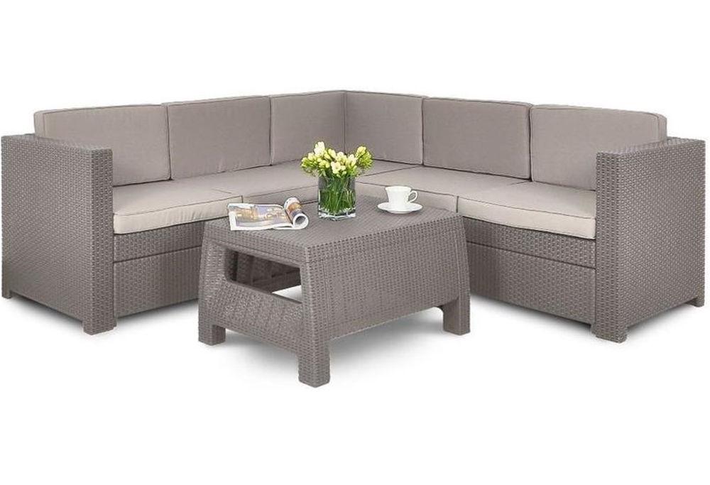 Набір пластикових садових меблів Keter Provence Set Капучино (227780)