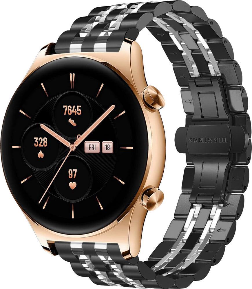 Браслет металевий Spinye Line для Honor Watch GS 3 Black Silver (39613-03)