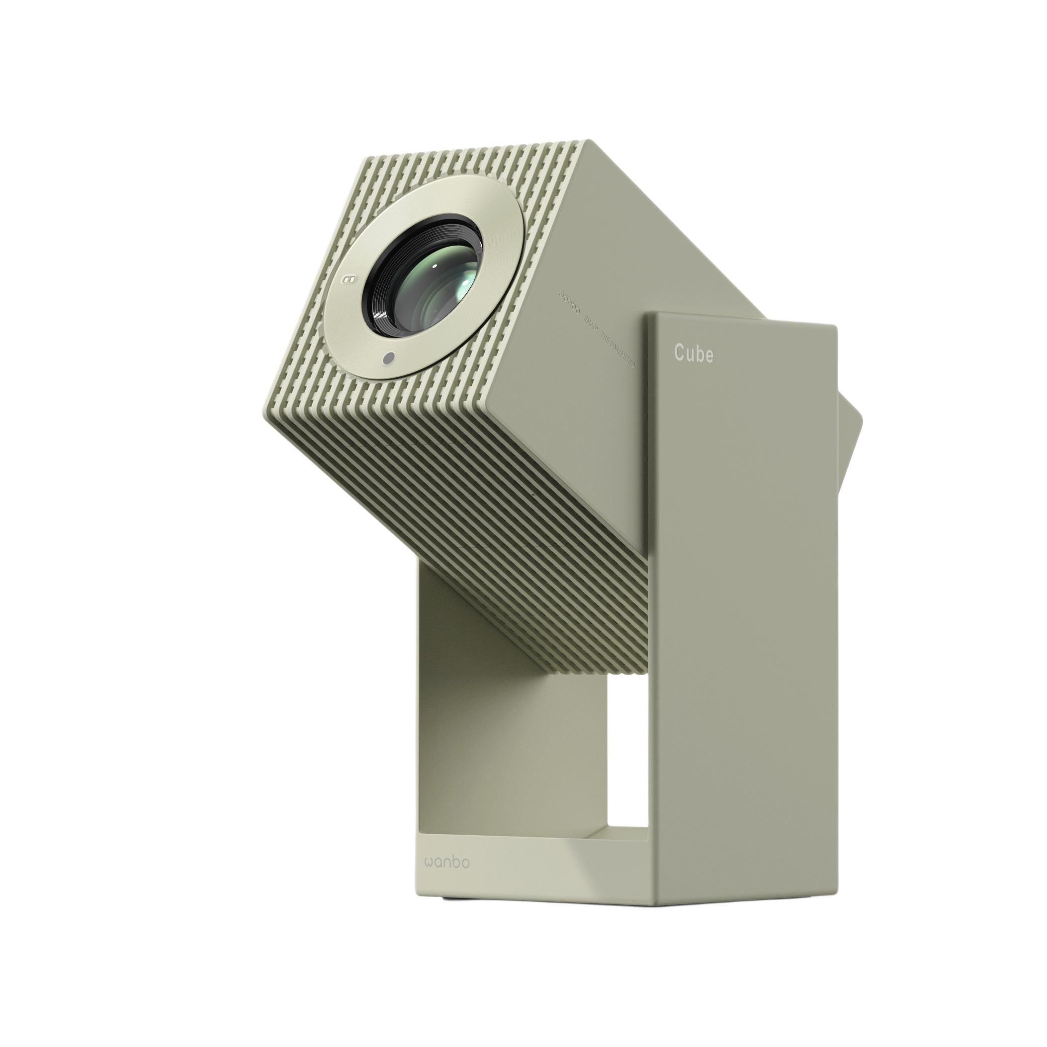 Смарт-проектор портативний Wanbo Cube 2 Pro 1920x1080 500 ANSI lm Android TV 11.0 Wi-Fi Bluetooth Зелений (epic2307)