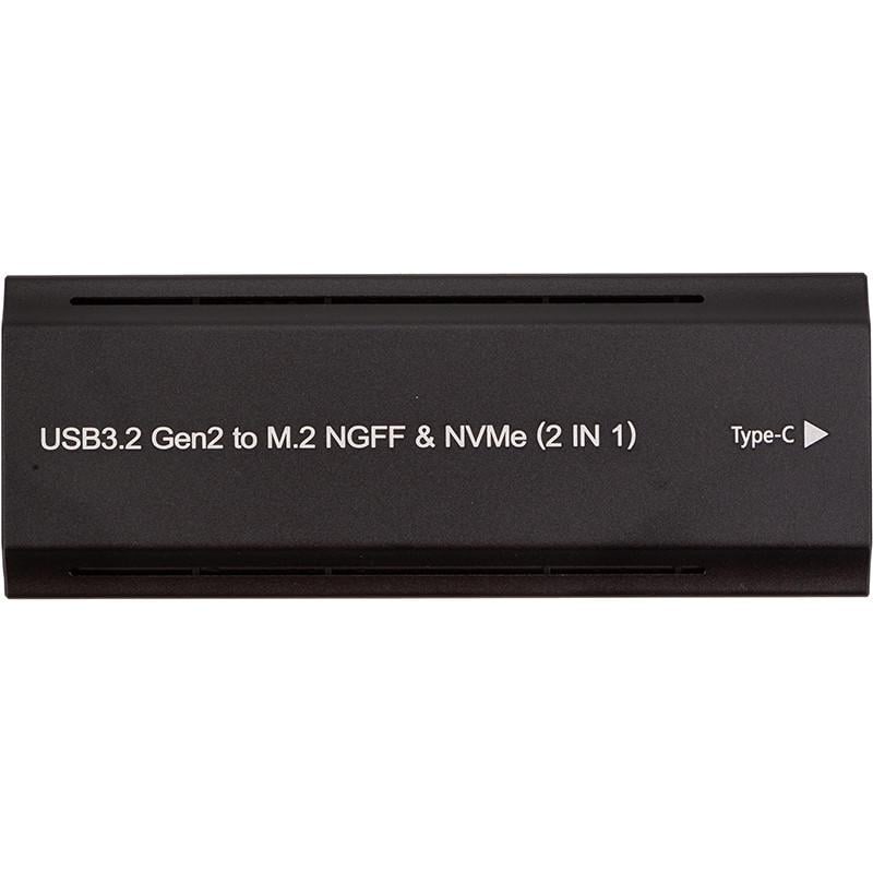 Карман внешний Power для SSD M,2 PCIe NGFF/NVMe USB3,2 20Gbps RGB