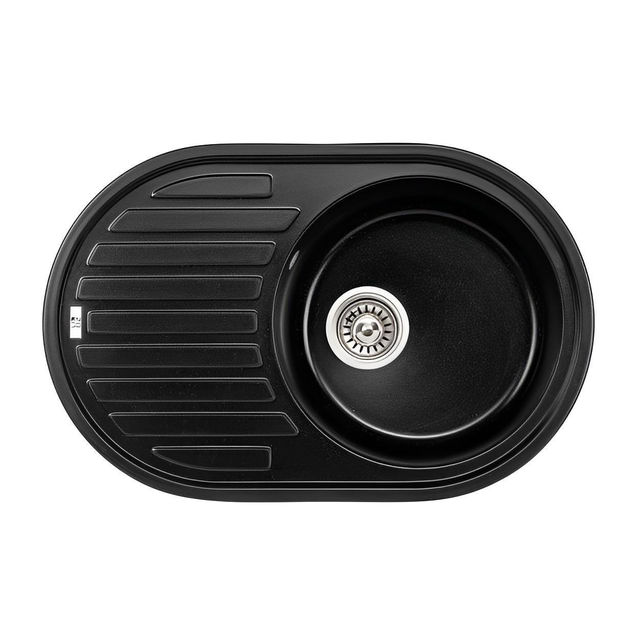 Кухонная мойка Lidz 780x500/200 BLM-14 LIDZBLM14780500200 матовая черная (81080) Кухонная мойка Lidz 780x500/200 BLM-14 LIDZBLM14780500200 матовая черная (81080)