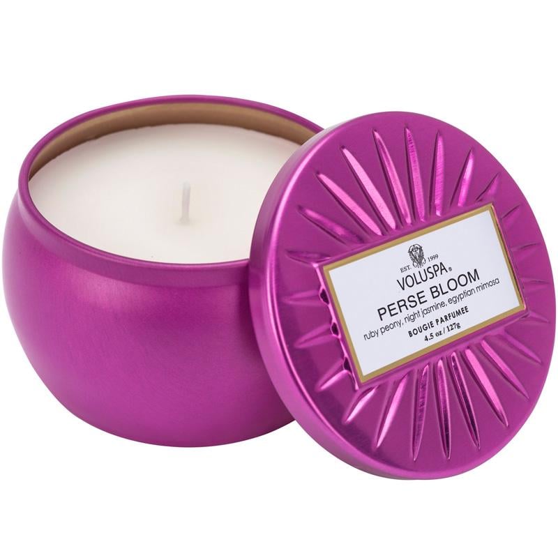 Свеча ароматическая Voluspa Vermeil Perse Bloom 127 г металлическая шкатулка (111000711)