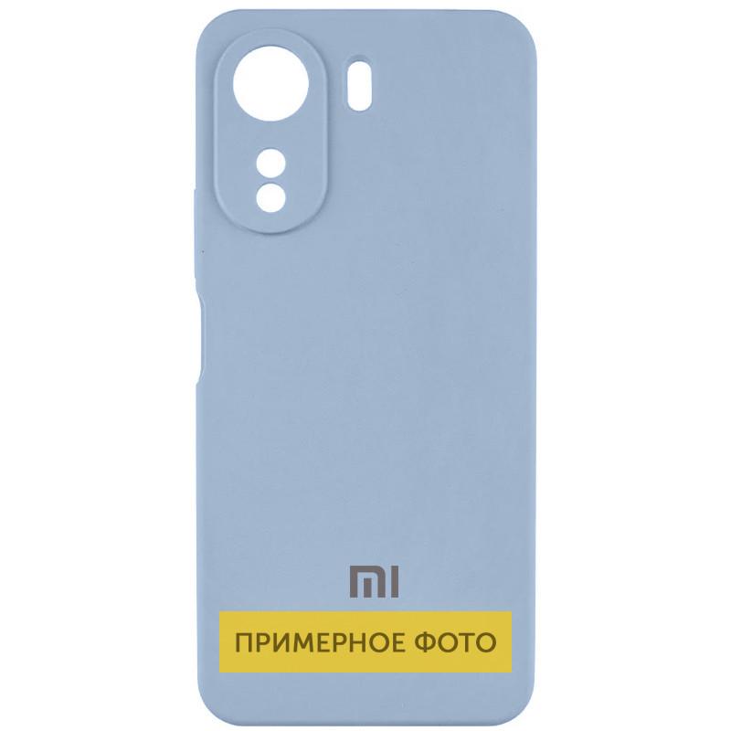Противоударный чехол Silicone Cover Lakshmi Full Camera (AAA) with Logo для Xiaomi Redmi 13C / Poco C65 Голубой / Sweet Blue