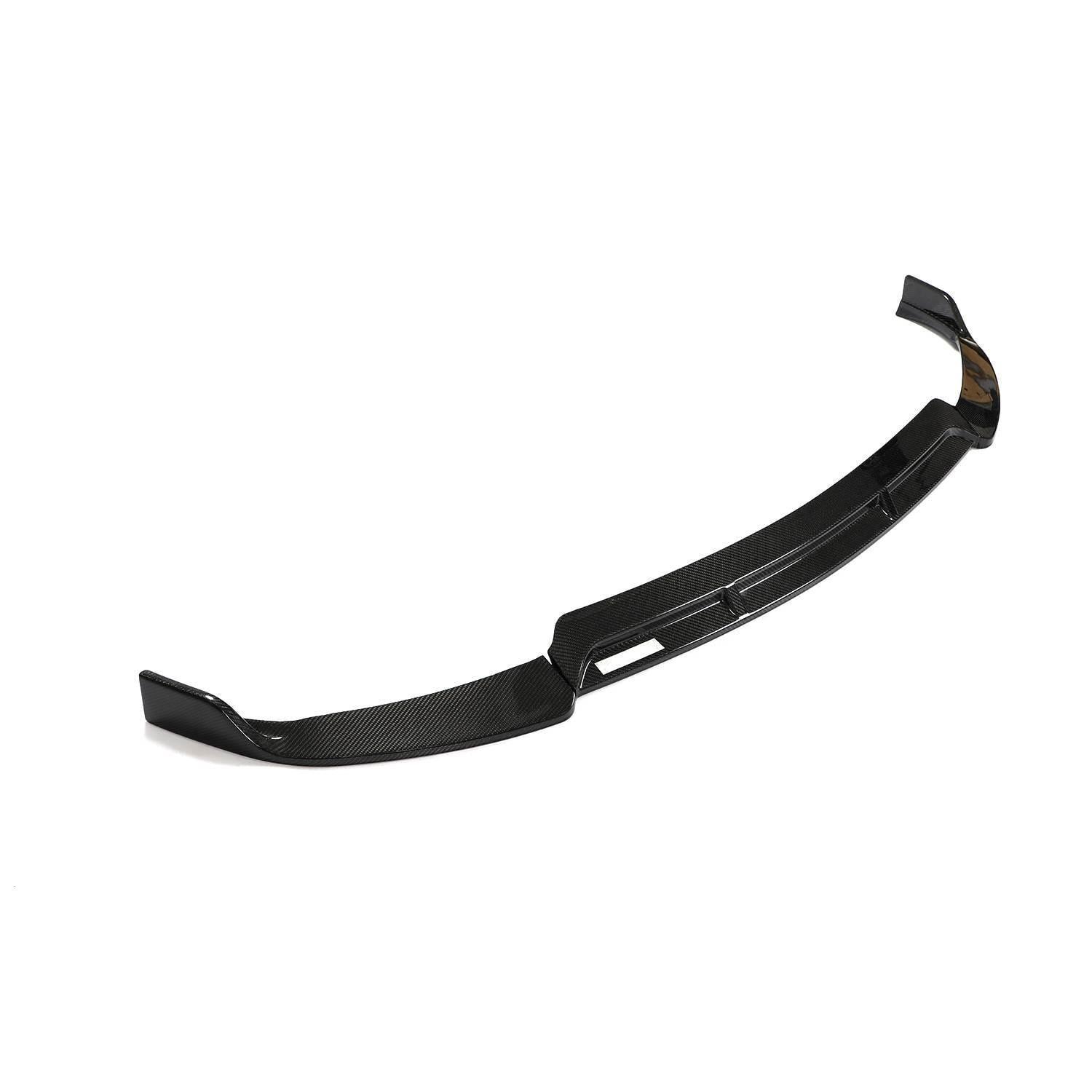 Накладка на передний бампер Lip DDCarbon V3 для C43 AMG 2019-2021/Mercedes C-сlass W205 2014-2021 карбон (147776)