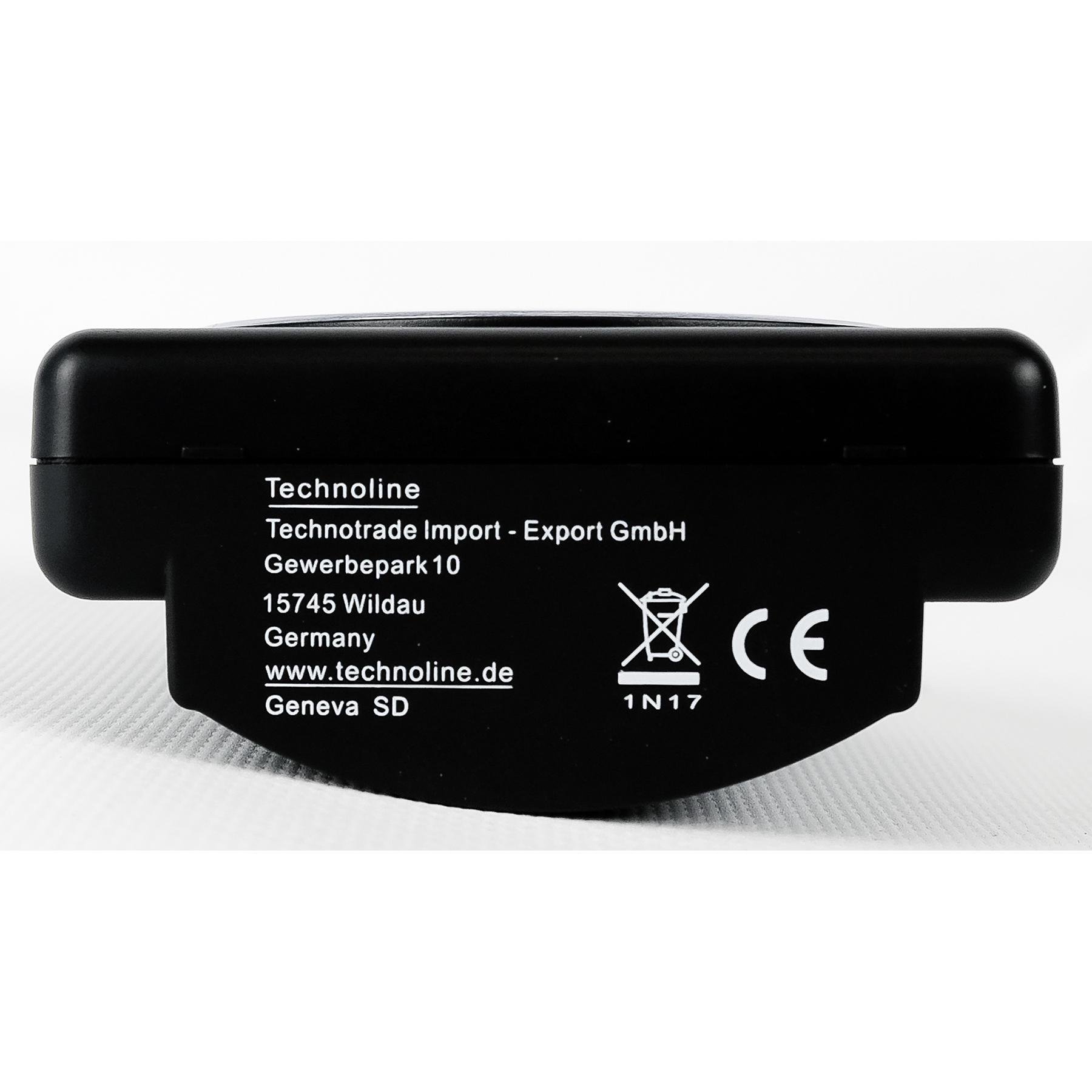 Часы настольные Technoline Modell SD Black (Modell SD schwarz) - фото 4 Часы настольные Technoline Modell SD Black (Modell SD schwarz) - фото 4