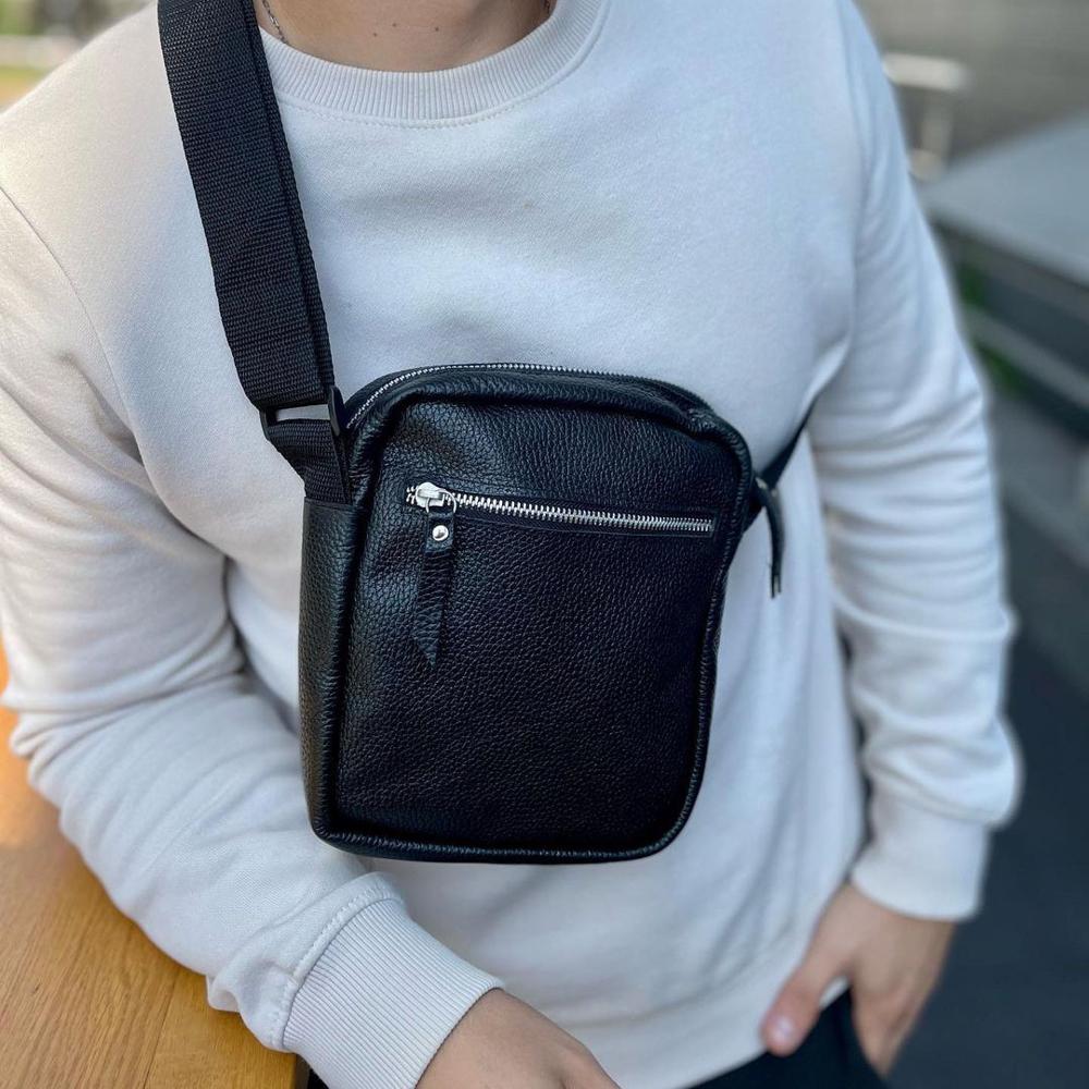 Сумка из натуральной кожи Черный (119530) - фото 32 Сумка из натуральной кожи Черный (119530) - фото 32