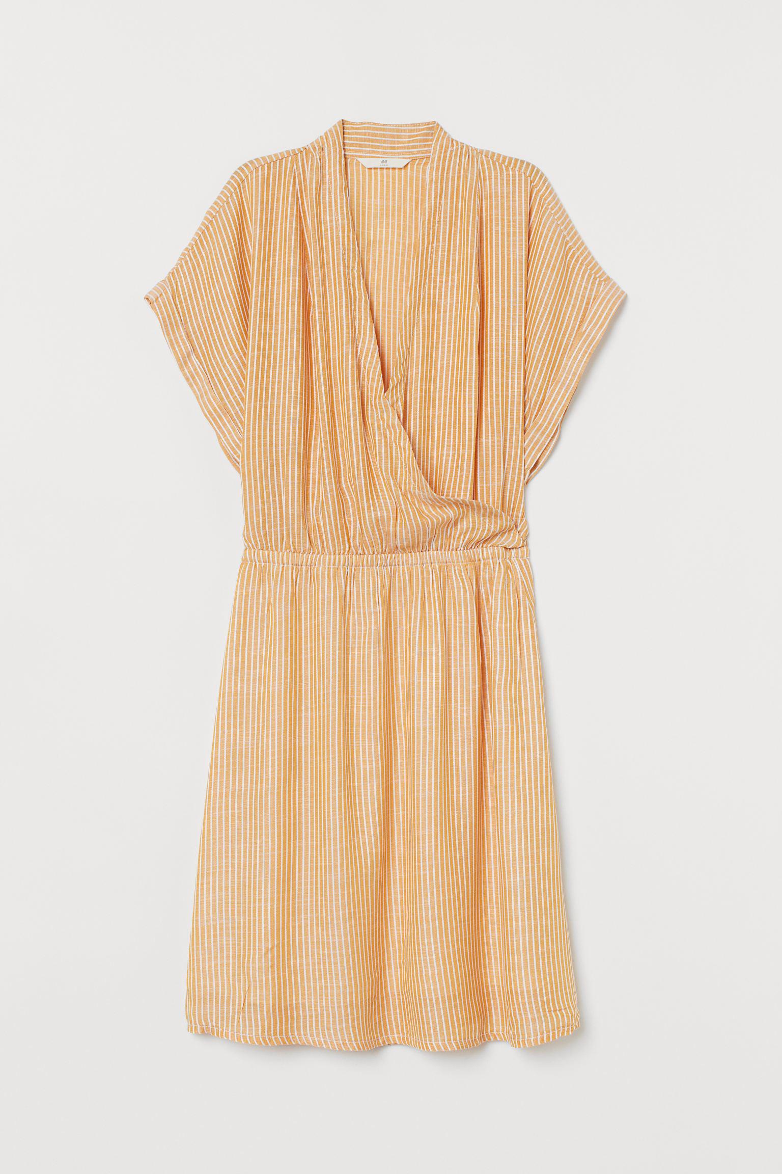 Платье H&M Полоска р. 42 Желтый (27047723050)