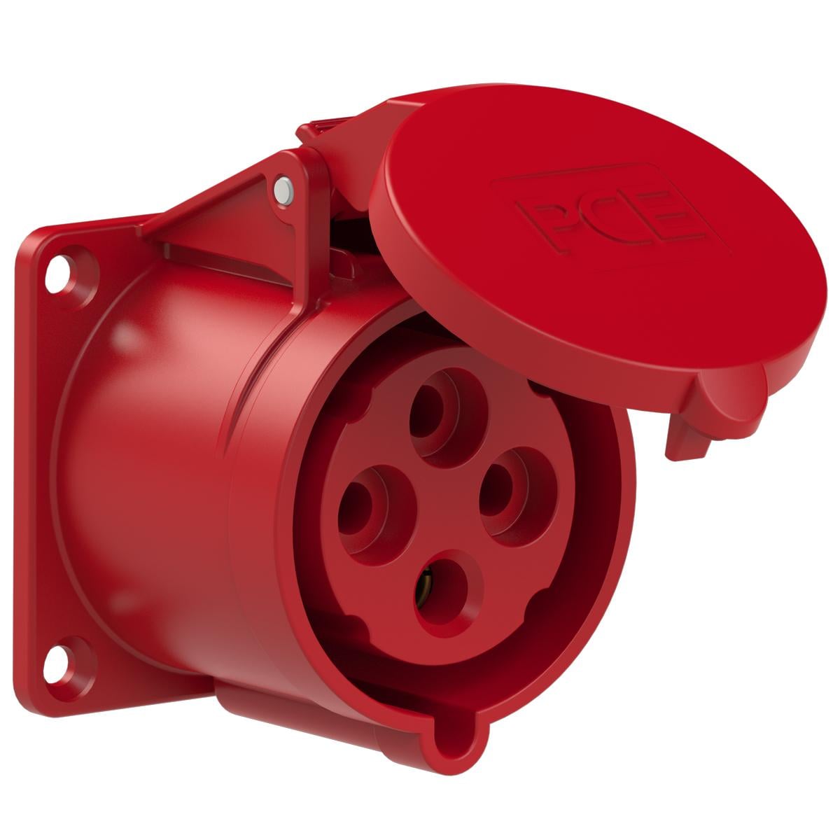 Силова розетка вбудована PCE 3P+E IP44 32A 400V (324-6)