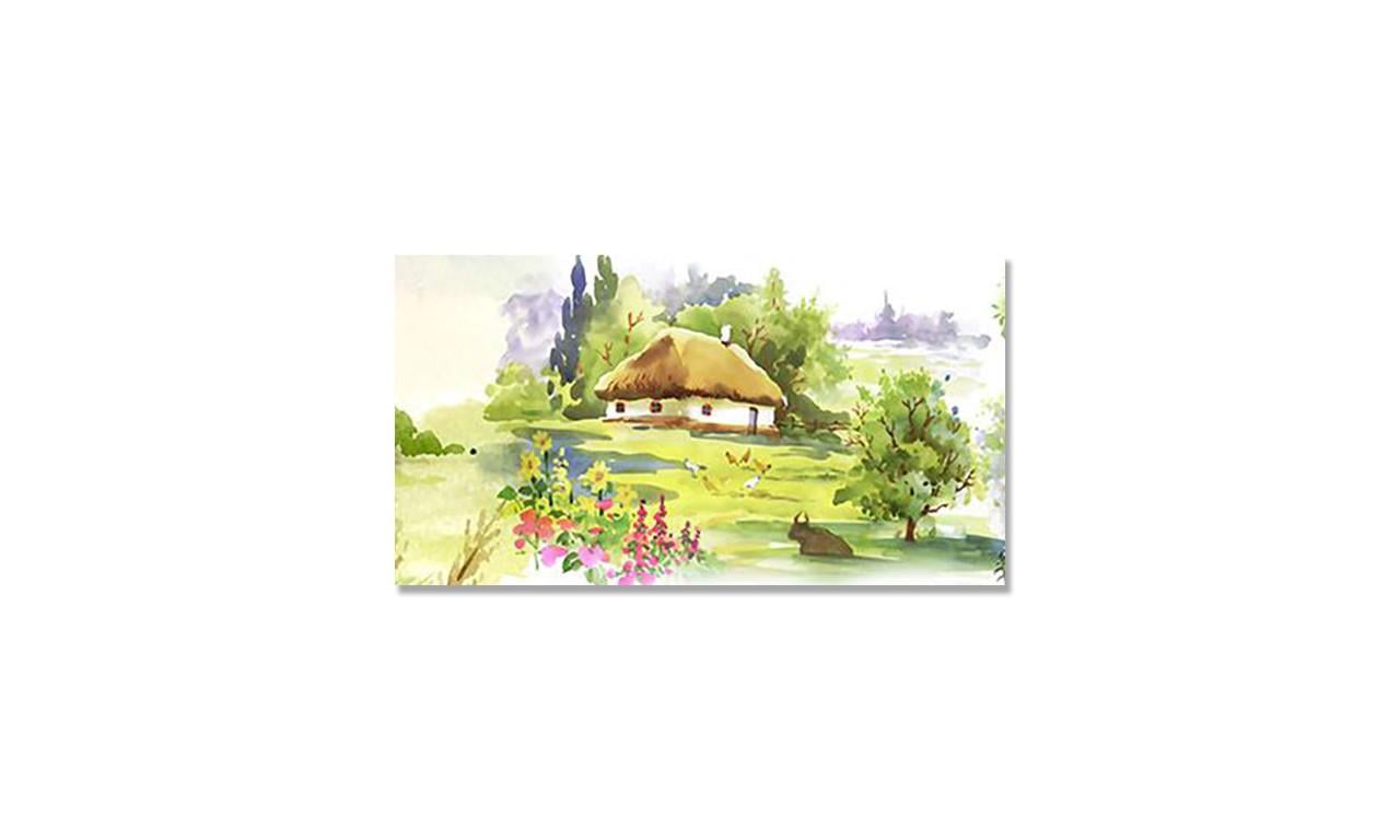 Наклейка виниловая на стол Zatarga Шевченкова Хата 650х1200 мм (1294193542)