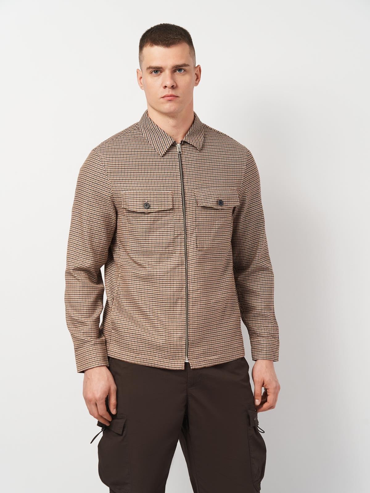 Куртка-рубашка M Бежевый (3001192wer)