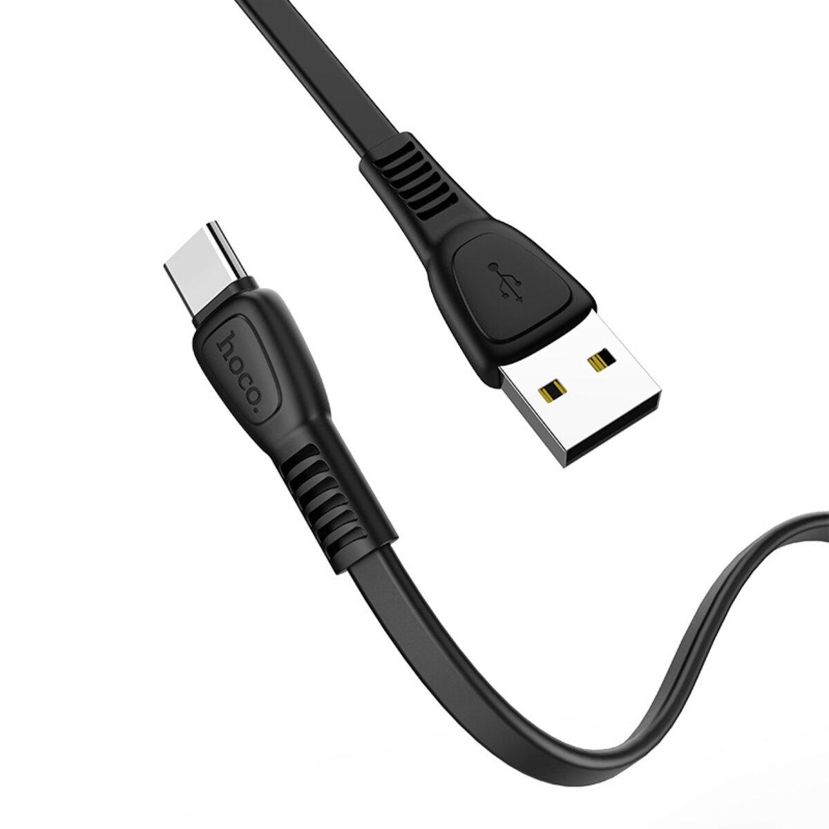 Кабель Hoco X40 USB to Type-C 3A TPE Connectors 1 м Black (6931474711694)