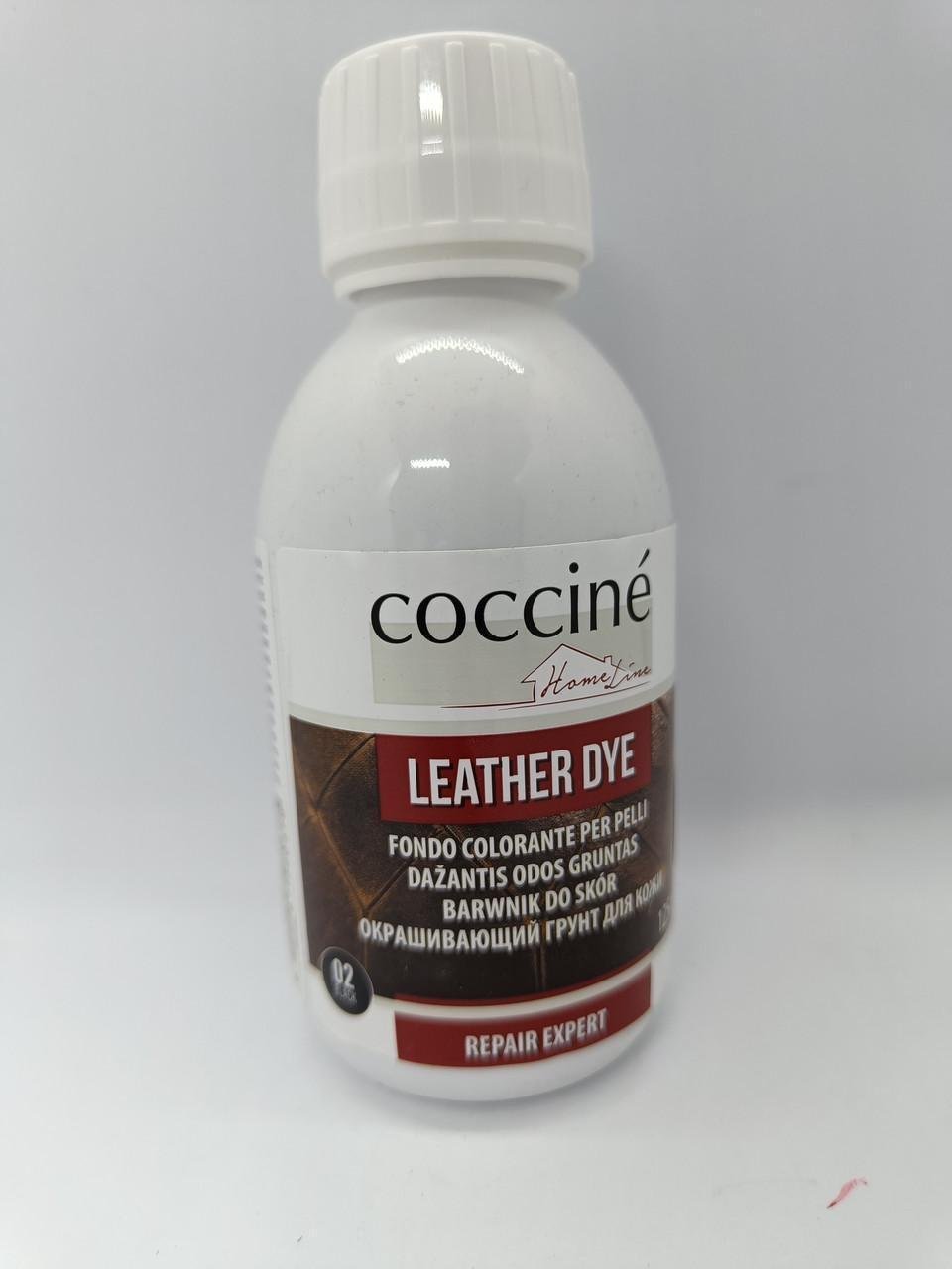 Красящий грунт для кожи COCCINE Leather DYE 125 мл Черный 02 (2006185223) - фото 1