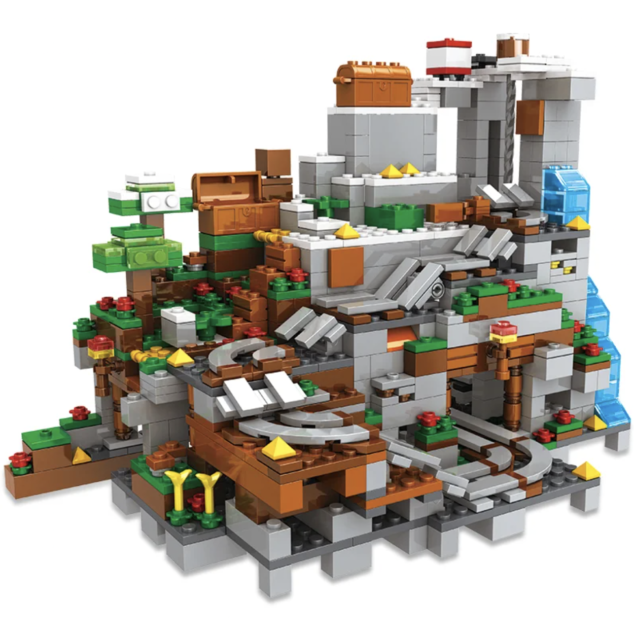 Конструктор My World Печера в горах 1089 деталей (SJ8806)