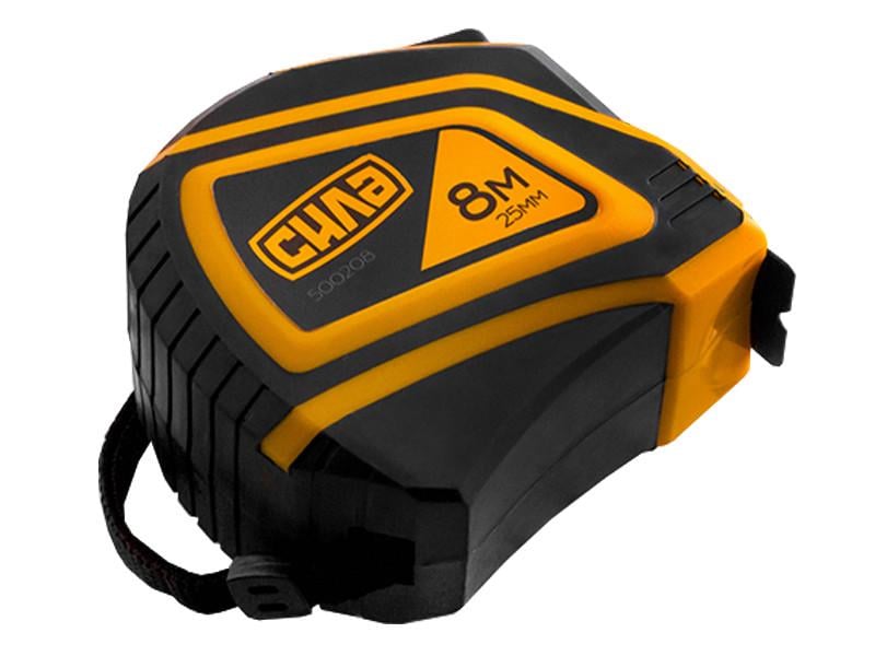 Рулетка обрезиненная Сила 500208 с автостопом 8 м (3386)