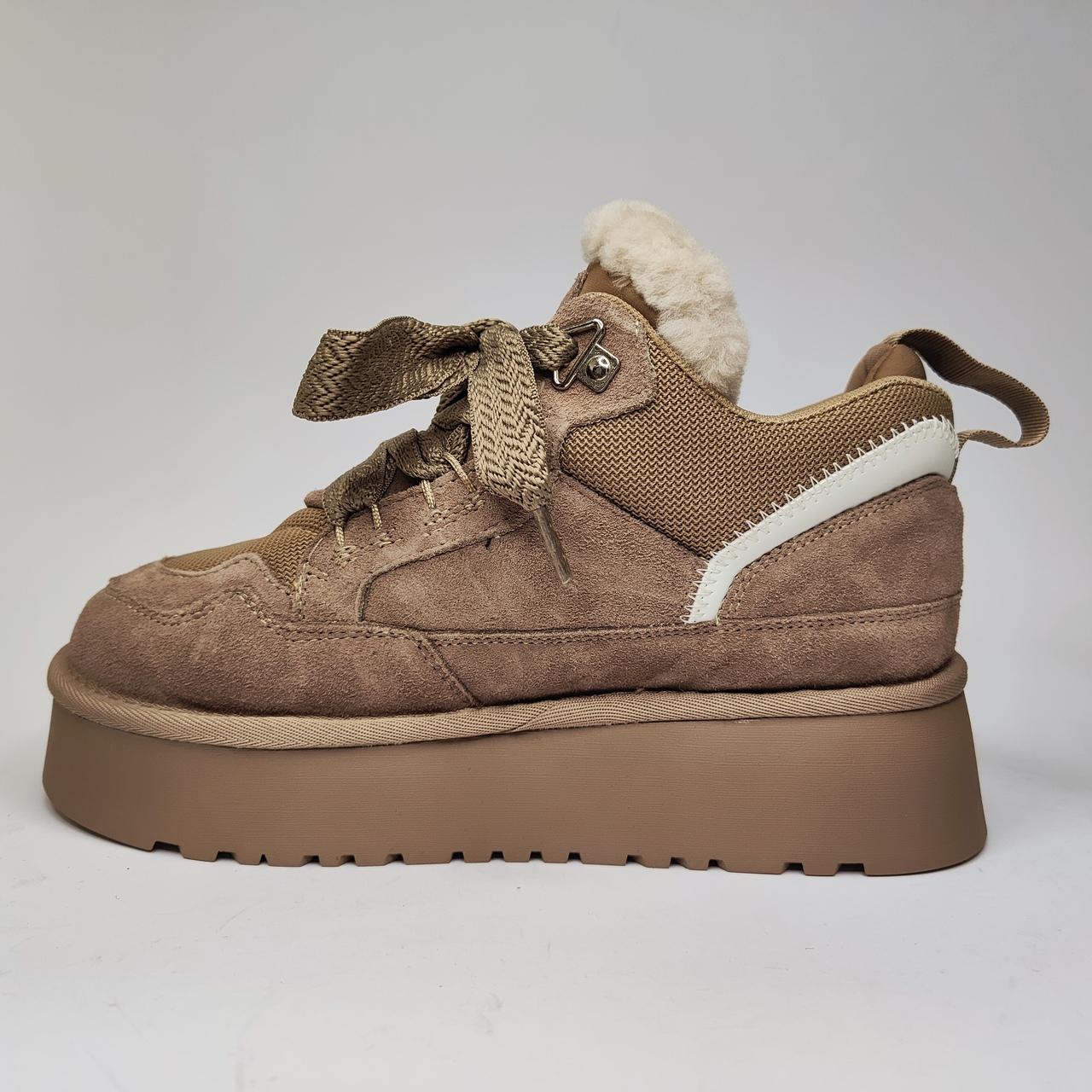 Уггі жіночі Hengji 275-3/38 замшеві на платформі з хутром р. 38 Чорний (31487213)