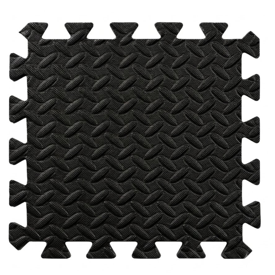 Резиновое покрытие пазл RIAS PZ-302 с рельефной текстурой 30x30x2 см Black (3_08434) Резиновое покрытие пазл RIAS PZ-302 с рельефной текстурой 30x30x2 см Black (3_08434)