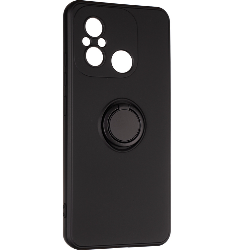 Чехол Gelius Ring Holder Case для Xiaomi Redmi 12C Black - фото 2 Чехол Gelius Ring Holder Case для Xiaomi Redmi 12C Black - фото 2