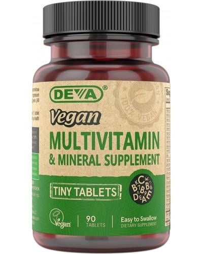 Вітаміни Deva Nutrition Vegan Multivitamin & Mineral Supplement Tiny Tablets 90 пігулок (1052) - фото 1