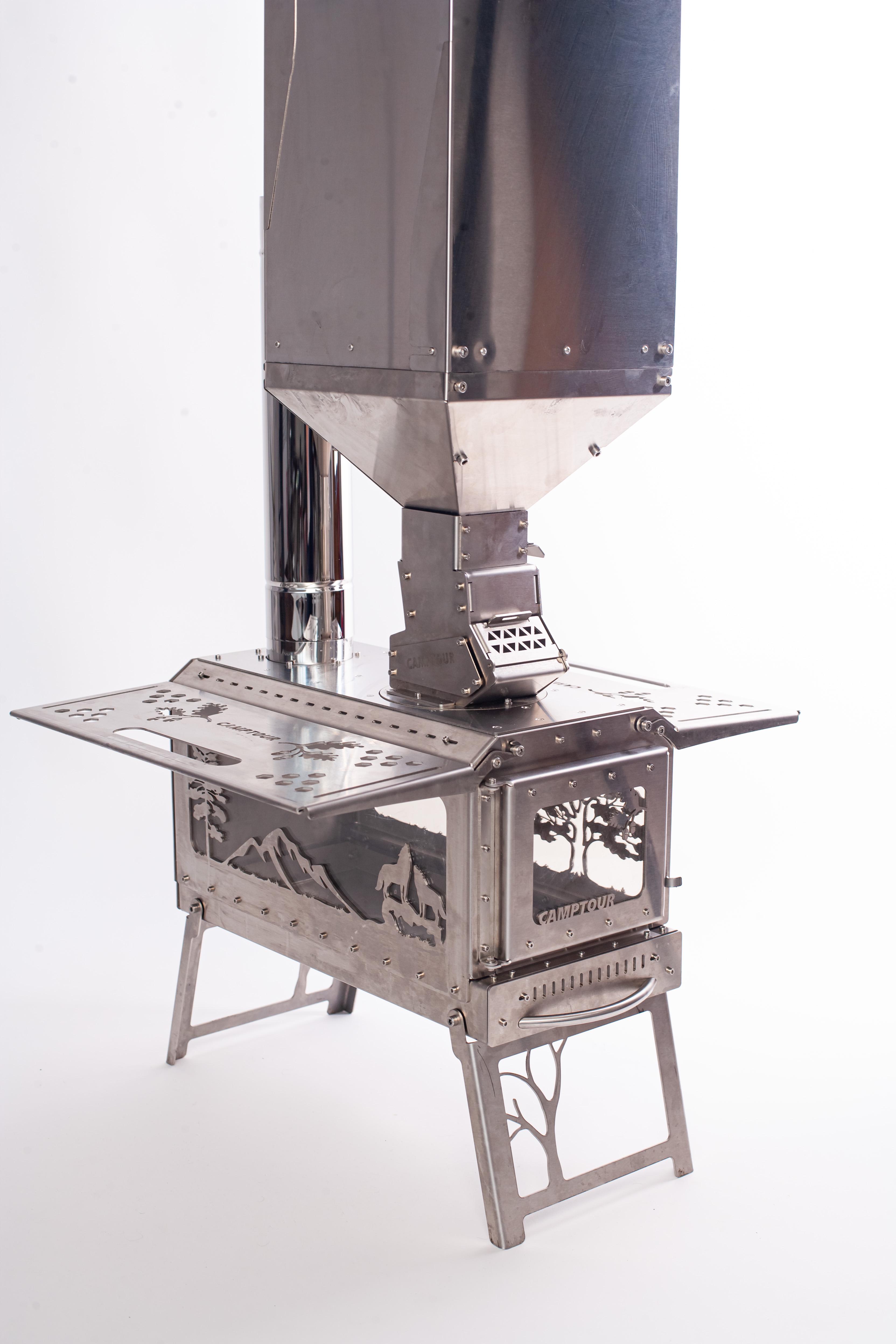 Піч туристична Camptour П22стПП з пелетним пальником (10250971) - фото 5