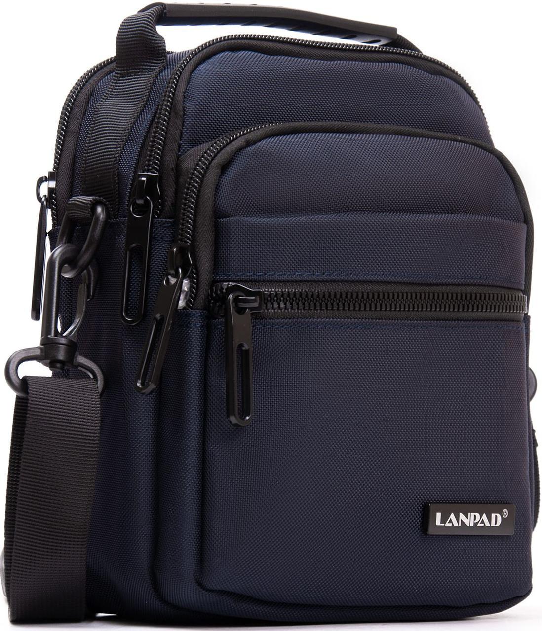 Сумка мужская на плечо Lanpad Синий