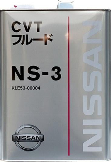 Трансмісійна олива Nissan CVT Fluid NS-3 4 л (KLE5300004)