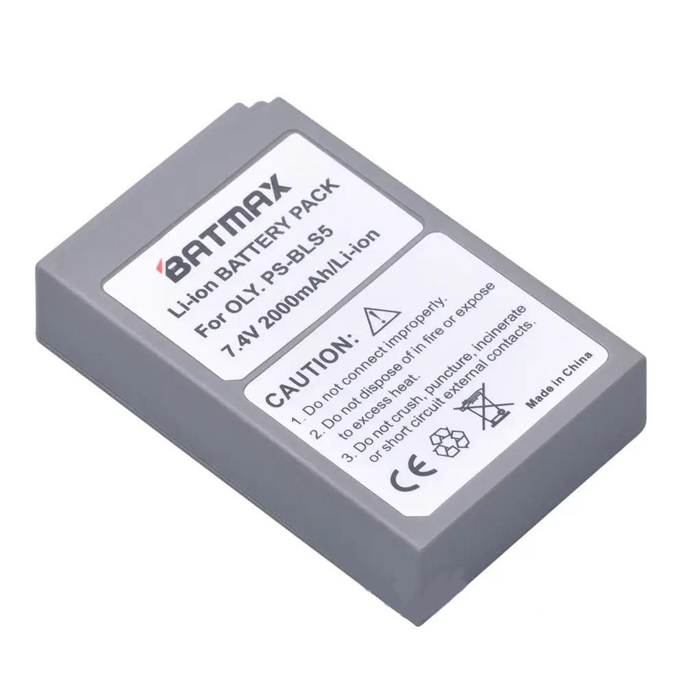 Аккумулятор для фотоаппаратов Olympus BLS-5 PS-BLS5 BLS-50 2000 ma