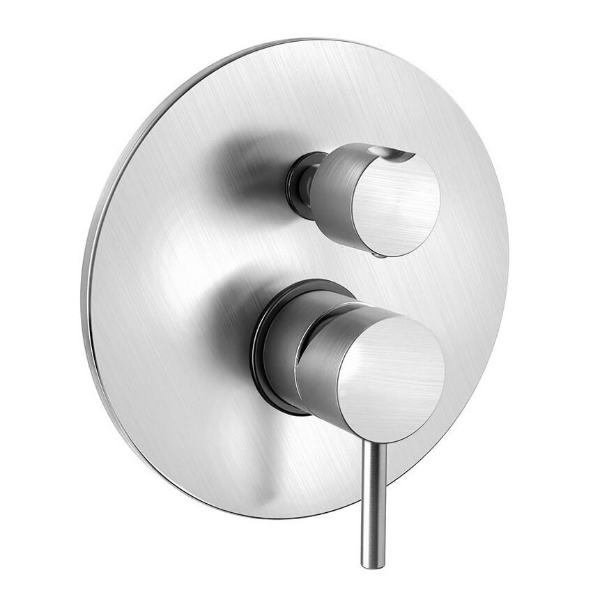 Смеситель скрытого монтажа PAFFONI Light LIG018ST с переключателем Сатин (165466)