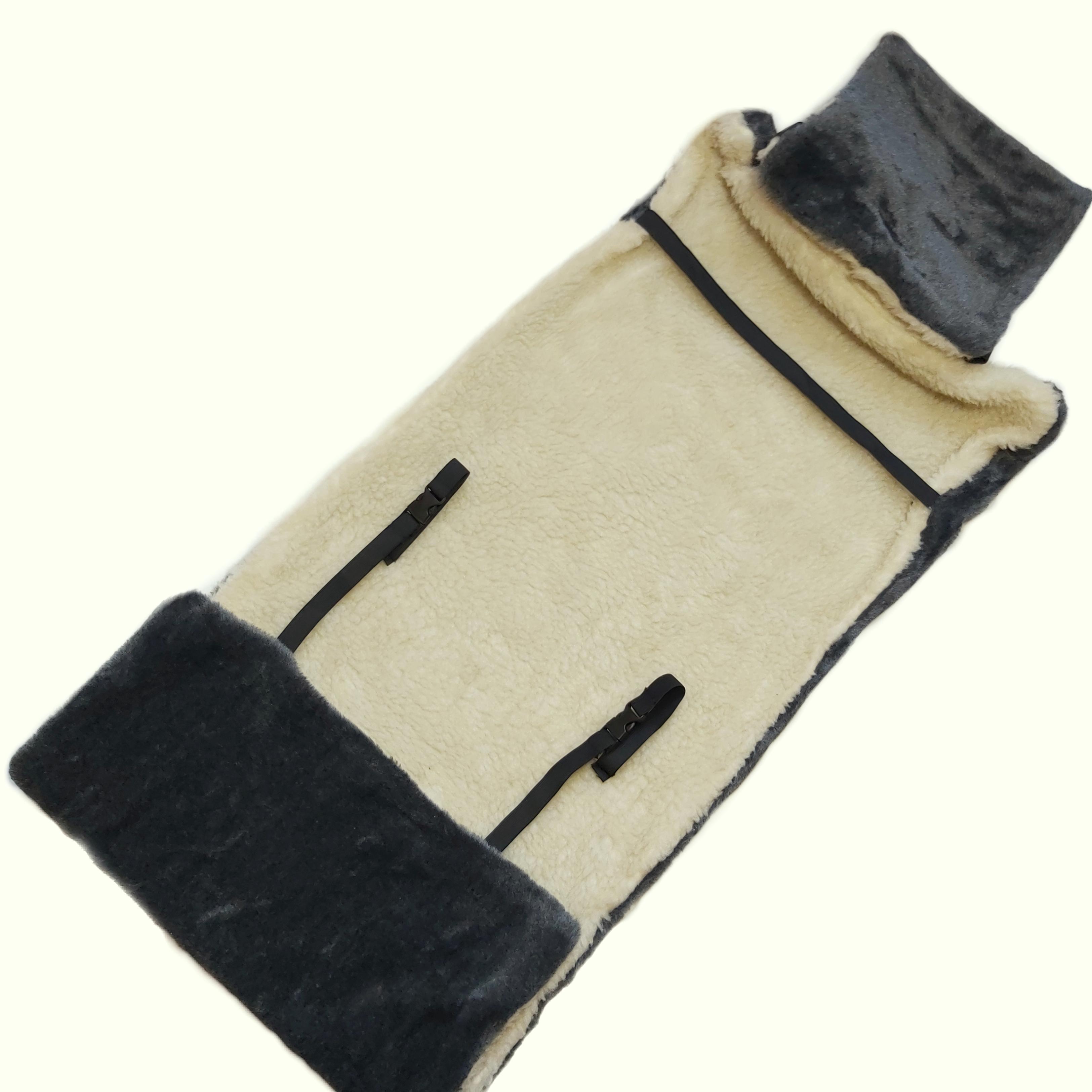 Накидка на сиденье автомобиля из овчины Sheepskin эко-шерсть 2 шт. 50 см Серый (417) - фото 5 Накидка на сиденье автомобиля из овчины Sheepskin эко-шерсть 2 шт. 50 см Серый (417) - фото 5