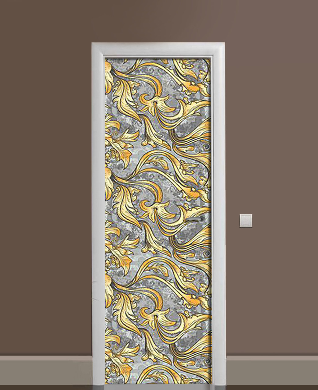 Наклейка 3D на двери Zatarga Греческий орнамент 650х2000 мм виниловая (1323454350) Наклейка 3D на двери Zatarga Греческий орнамент 650х2000 мм виниловая (1323454350)