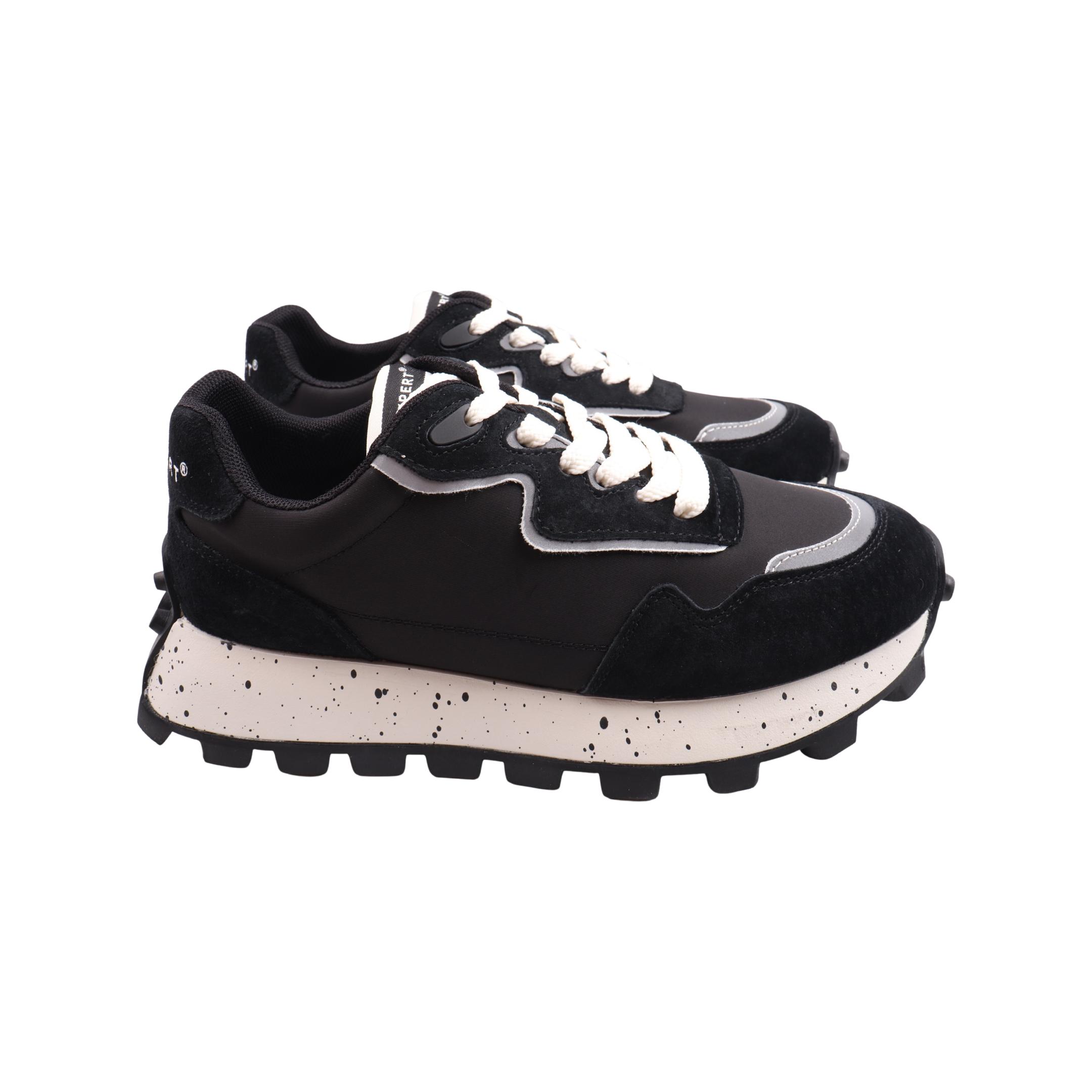 Кроссовки женские Li Fexpert из текстиля р. 39 Черный (1200-23DK)