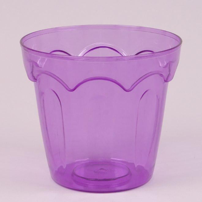 Горшок пластмассовый Flora для орхидей Колизей 82057 12 см Фиолетовый (DR015341)