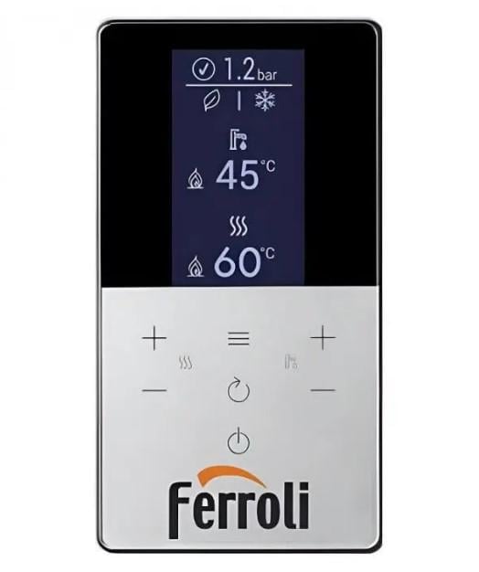 Газовий котел з коаксіальним димоходом в комплекті Ferroli Divatop D H F24 M SUN EASY одноконтурний турбований - фото 2 Газовий котел з коаксіальним димоходом в комплекті Ferroli Divatop D H F24 M SUN EASY одноконтурний турбований - фото 2